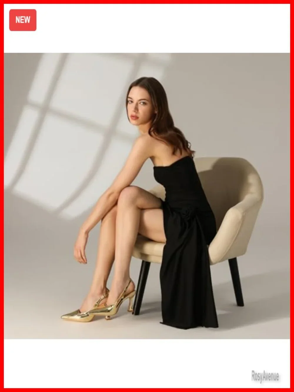 Slingback Kitten Heels Pointy Toe Chunky Heels Wedding Party Dress Pump